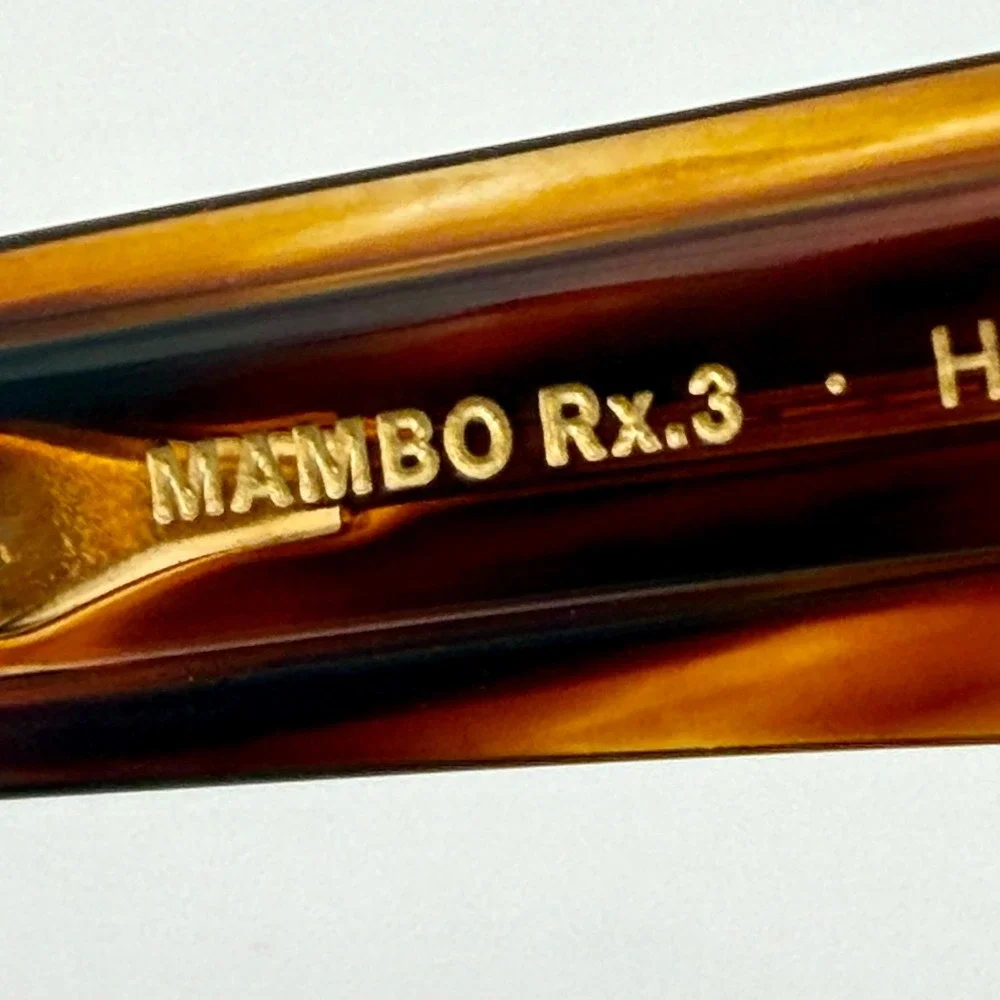 Etnia Barcelona Mambo Rx 3 Eyeglass Frames 55-15 Havana Blue Tortoise
